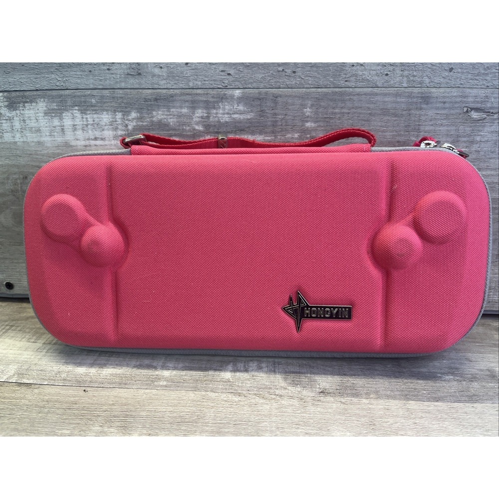 Nintendo Switch Case With Felt Pink Hongyin Brand Zipper Protector